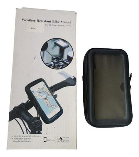 Porta Celular Y Protector De Lluvia Para Manubrio 140x80 Mm