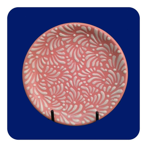 Imagen 8 de 9 de 1 Servicio De Vajilla De Talavera Poblana Rosa Coral Bco