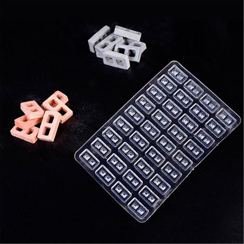A Molde For Ladrillos En Miniatura A Escala 1/16, Paquete De