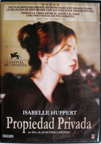 Dvd - Propiedad Privada - Isabelle Huppert 