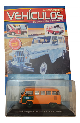 Autos De Reparto Volkswagen Kombi 1983 Y Revista 