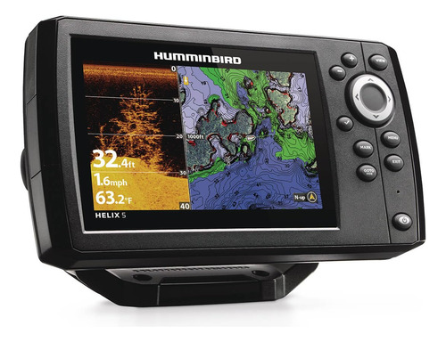 Buscador De Peces Humminbird Helix 5 Chirp Di Gps G3 Color Tft Mapas Precargados Incluidos