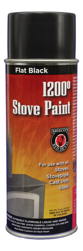 Meeco Rojo Devil 404 Flat Spray Pintura Color Negro