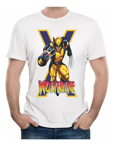 Polo Wolverine X Men Sublimado Vend G 
