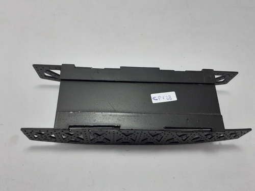 Imagen 5 de 5 de Nico Puente Recto Negro Barandas Bajas Plastico H0 (cpv 28)