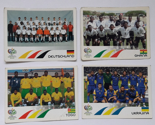 * Mundial Alemania 2006. Lote De 4 Equipos. Panini Nº 17