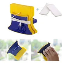 Comprar Limpiador Ventanas Vidrio Magnetico Doble Iman + 2 Repuestos