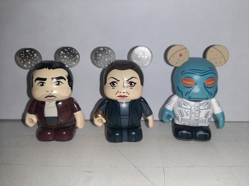Figuras Disney Star Wars Vinylmation Leia Poe Ellorrs