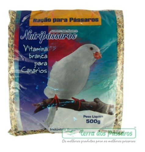 Vitamina Branca Para Canários - 500g