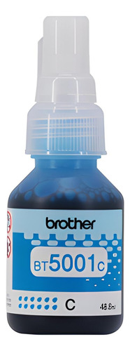 Botella De Tinta Cyan Brother Bt5001c