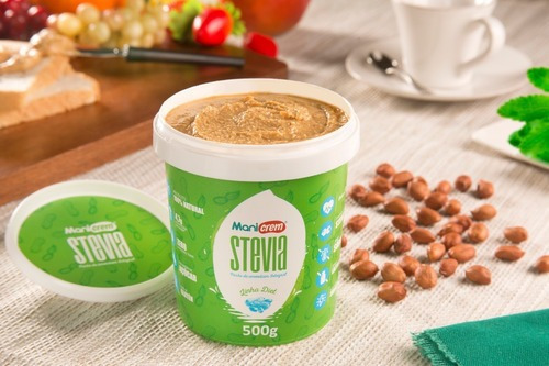Imagem 2 de 3 de Manicrem Pasta De Amendoim C/ Stévia 500g Zero Açúcar