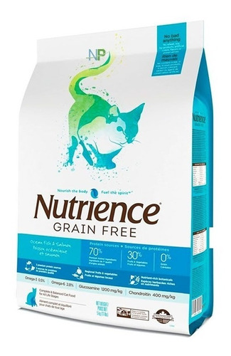 Nutrience Cat Grain Free Pescado Oceanico 2.5kg. Np