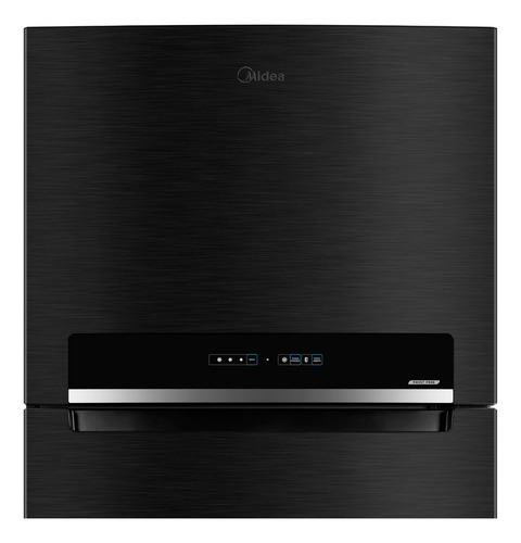Geladeira Frost Free Duplex 473l Inverter Cor Preto Midea