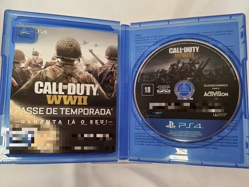 Call Of Duty WWII WW2 PS4 Mídia Física Seminovo