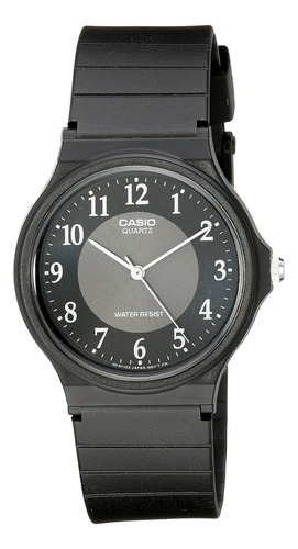 Reloj Casio Mq24-1b3 Para Hombre Con Banda De Goma Negra