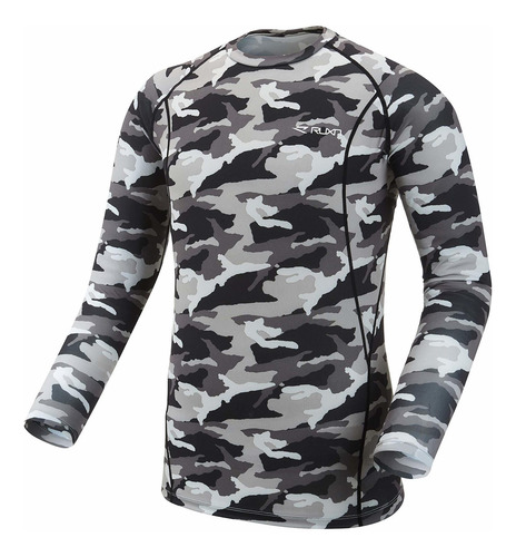 Ruxn Camiseta Compresion Para Hombre Entrenamiento Deporte