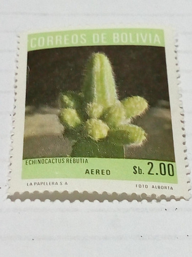 Estampilla. Rebutia. Sin Uso.          $b 2,00           (7)