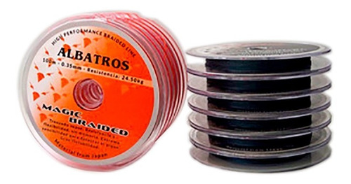 Multifilamento Albatros Magic Braided 0,35 Mm Por 100 Mts