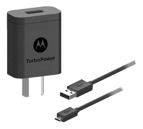  Cargador Motorola Turbopower 18w Micro Usb Rápido Original
