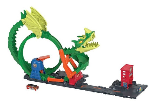 Imagen 2 de 7 de Hot Wheels Pista Épica De Dragon
