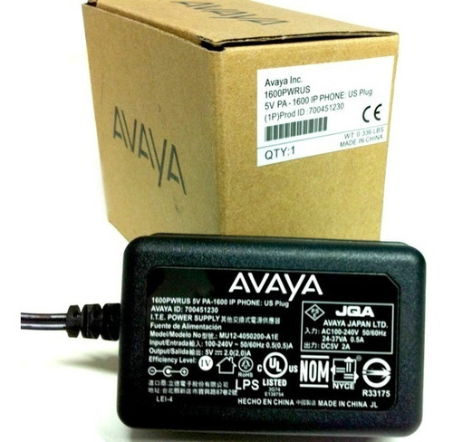 Power 5v Telefonos Ip Avaya J139 J169 J179 1608 1616