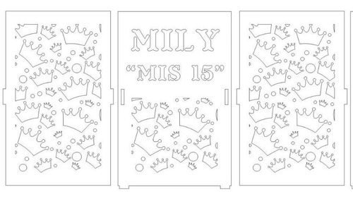Imagen 8 de 8 de 20 Porta Velas Centro De Mesa Fibrofacil Fanales 12x12x19 Cm