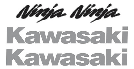 Kit de pegatinas con emblema compatible con la Kawasaki Ninja 300, verde, 013, color MOTO NINJA 300 GREEN