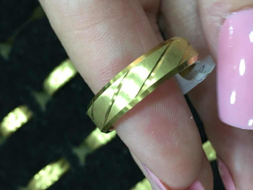 Alianças Compromisso, Noivado E Casamento Aço Prata / Ouro