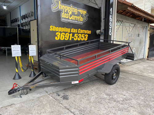 Carretinha Fazendinha 2.50 X 1.25 X 0.40 Com Bau - Cap 700kg