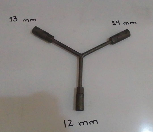 Llave De Dados, 12, 13, Y 14mm Hexagonal