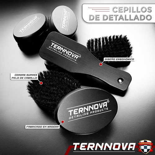 Imagen 3 de 4 de Ternnova | Cepillo Redondo Tapizados | Detailing Interior