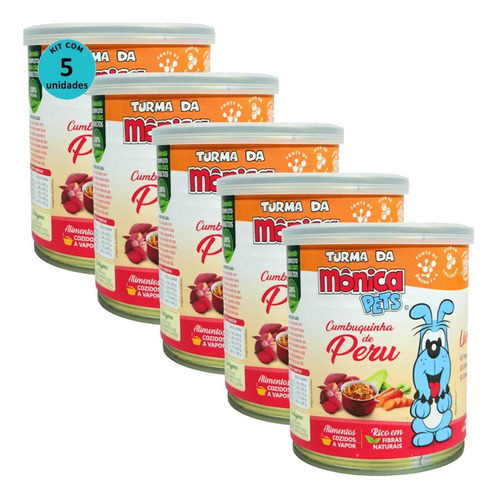 Ração Úmida Turma Da Mônica Pets Cumbuquinha Peru 280g Cães