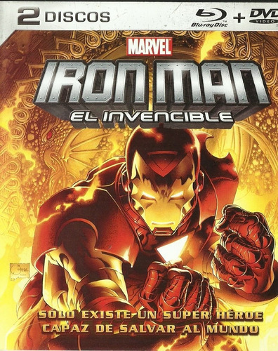 Iron Man El Invencible | Blu Ray + Dvd Película Nueva