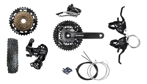 Transmision Completa Shimano 3x7 Vel. Pi on Ator. Bicicleta