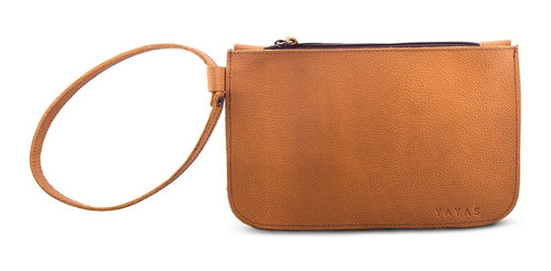 Bolso Clutch De Mano De Piel - Bolsa Con Muñequera Para Dama