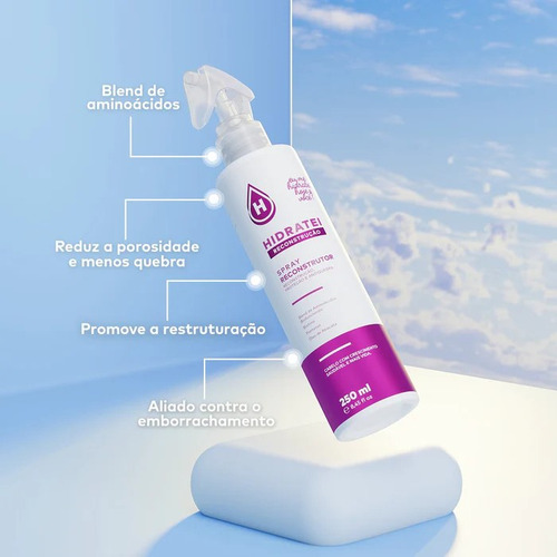 Leave-in Spray Reconstrução Hidratei Para Fios Danificados