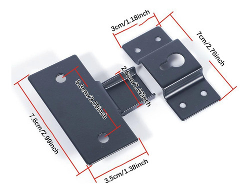 Accesorio De Kit De Soporte De Placa De Colgilla De Pared De