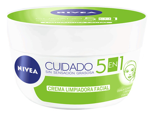 Crema Facial Cuidado 5 En 1 Limpiadora 100ml Nivea 