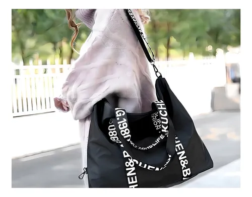 Bolsa de gimnasio y culturismo de color rosa para mujer