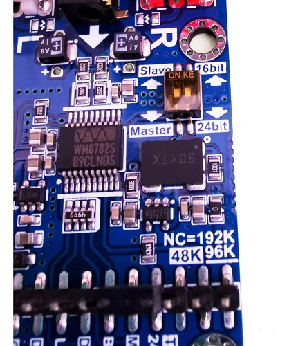 Módulo De Placa De Aquisição I2s Adc Audio I2s Modo Mestre/e