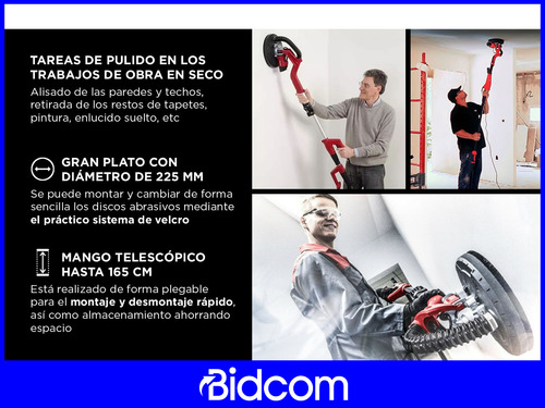 Lijadora Telescópica Einhell De Pared Techo Tc-dw 225 600w