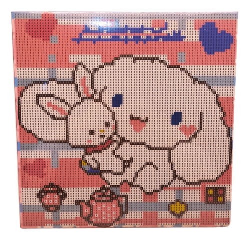 Bordado Pintura Diamantes Sanrio Cinnamoroll 24x24cm 