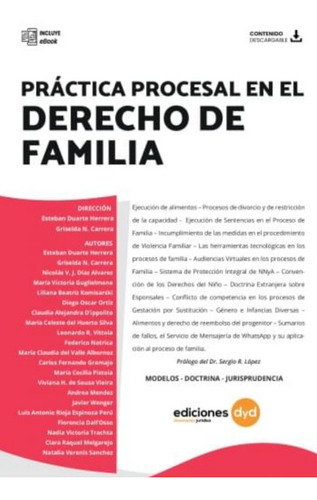 Práctica Procesal En El Derecho De Familia -  Duarte Herrera