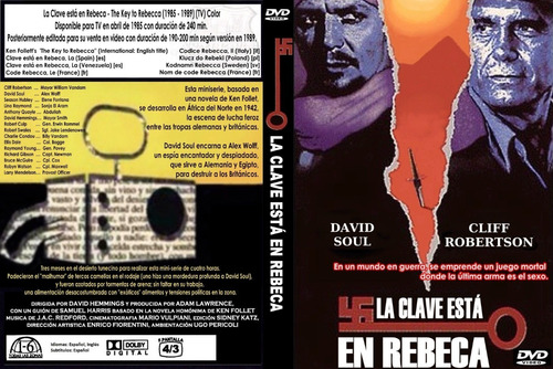 La Clave Está En Rebeca - David Soul - 2a Guerra M. Dvd
