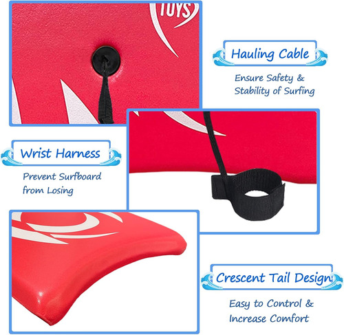Tabla De Bodyboard Ligera Con Centro De Pe Expandido