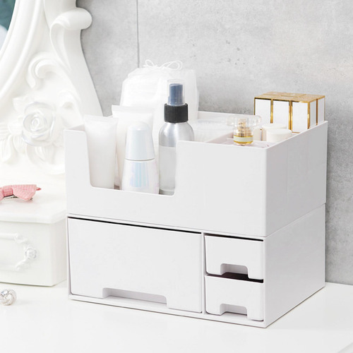 Organizador De Escritorio Elegante Para Maquillaje Y