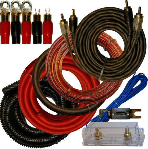 Kit De Potencia De Amplificador De Calibre 0 Para Instalació