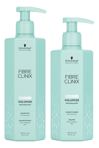 Schwarzkopf Fibre Clinix Volumen Kit Shampoo + Enjuague 3c