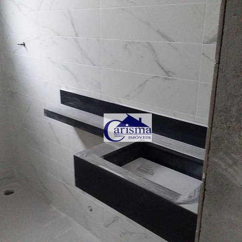 Imagem 11 de 13 de Cobertura Com 3 Dormitórios, Sendo 1 Suíte, À Venda, 75 + 75 M² - Vila Eldízia - Santo André/sp - Co0278