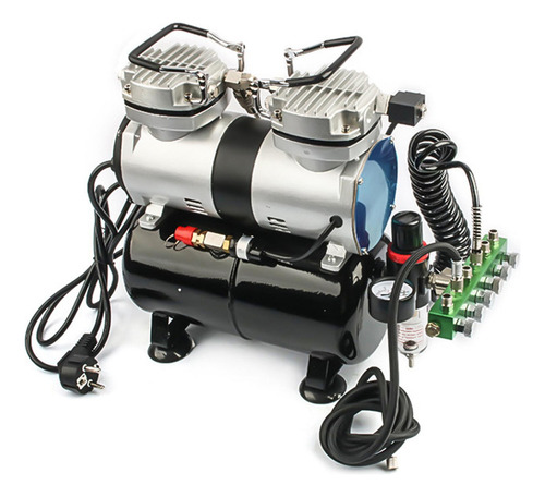 - Manifold De Aerógrafo Adaptador De Distribuidor De 6 Vias